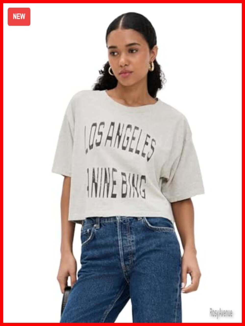 Johnny Cropped Tee Super-Stretch Jersey Crew Neck Short Sleeve